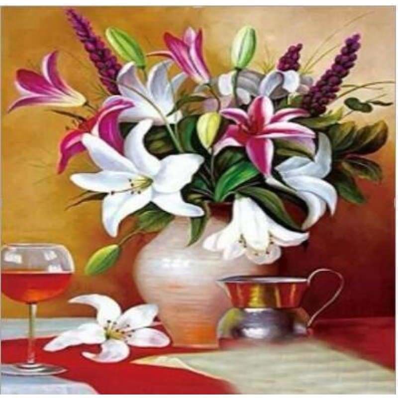 Hot Sale Fast Delivery Flower Pattern Full Drill - 5D Diy