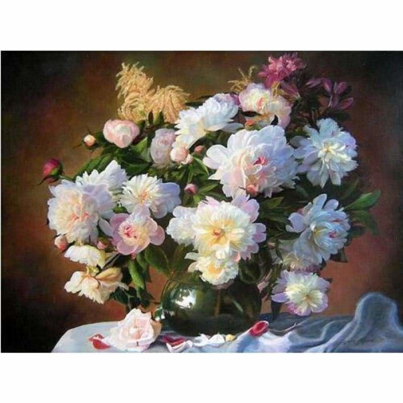 Hot Sale Peony Flowers Picture Full Drill - 5D Diy Square