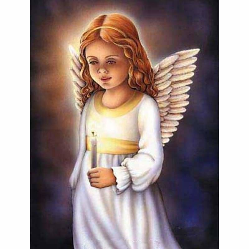 Hot Sale Rhinestone Angel Full Drill - 5D Diy Diamond
