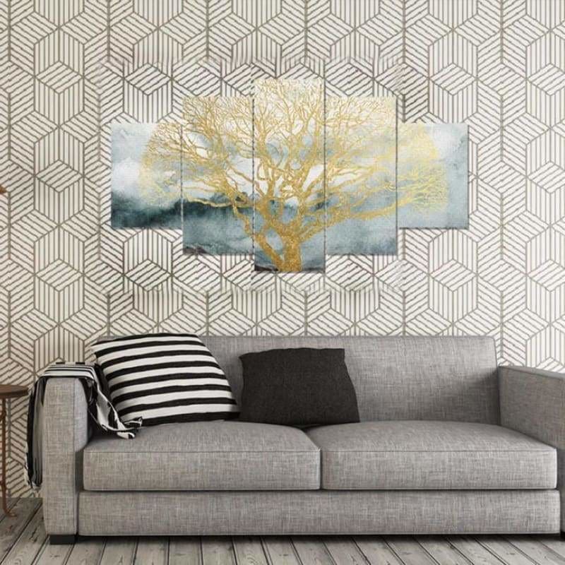 Full Drill - 5D DIY Diamond Painting Kits Multi Panel Cartoon Tree - NEEDLEWORK KITS