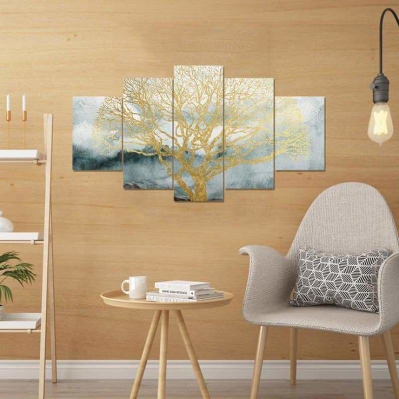 Full Drill - 5D DIY Diamond Painting Kits Multi Panel Cartoon Tree - NEEDLEWORK KITS