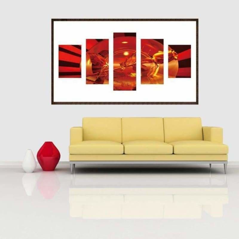 Full Drill - 5D DIY Diamond Painting Kits Multi Panel Dream Rose - NEEDLEWORK KITS