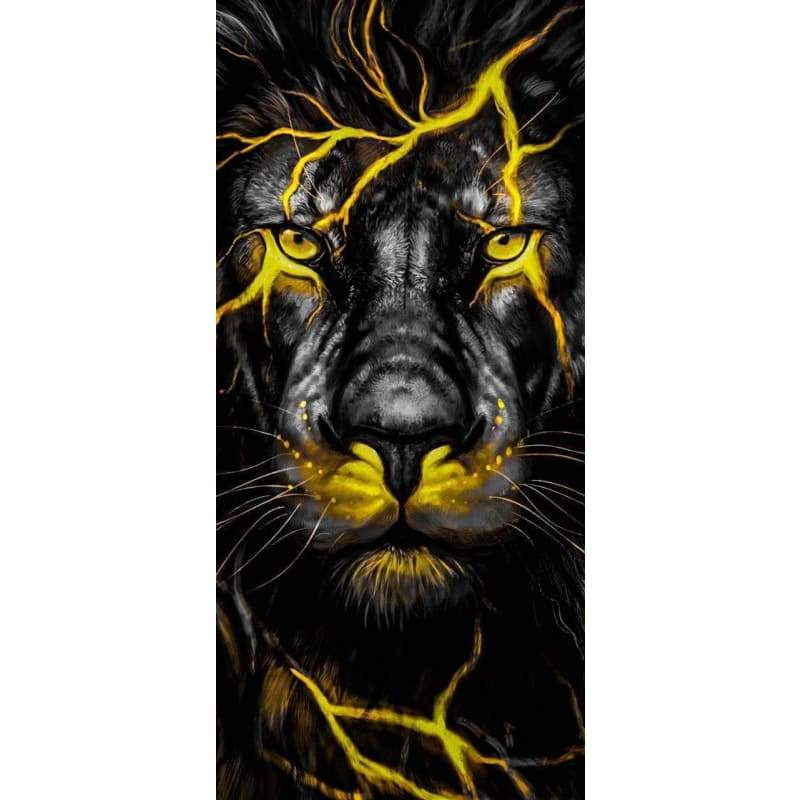 Lion Yellow- Full Drill Diamond Painting - Special Order -