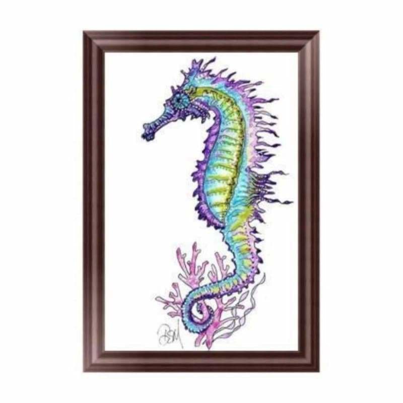 Full Drill - 5D DIY Diamond Painting Kits Beautiful Colorful Seahorse - NEEDLEWORK KITS