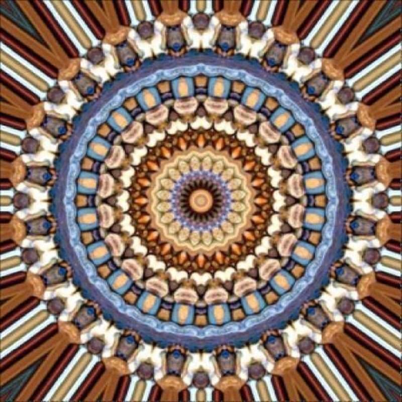 Full Drill - 5D DIY Diamond Painting Kits Colored Abstract Mandala - NEEDLEWORK KITS