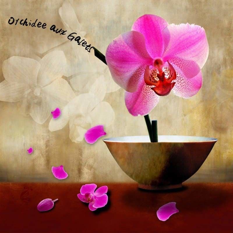 Modern Art Popular Violet Flower Full Drill - 5D Diy Diamond