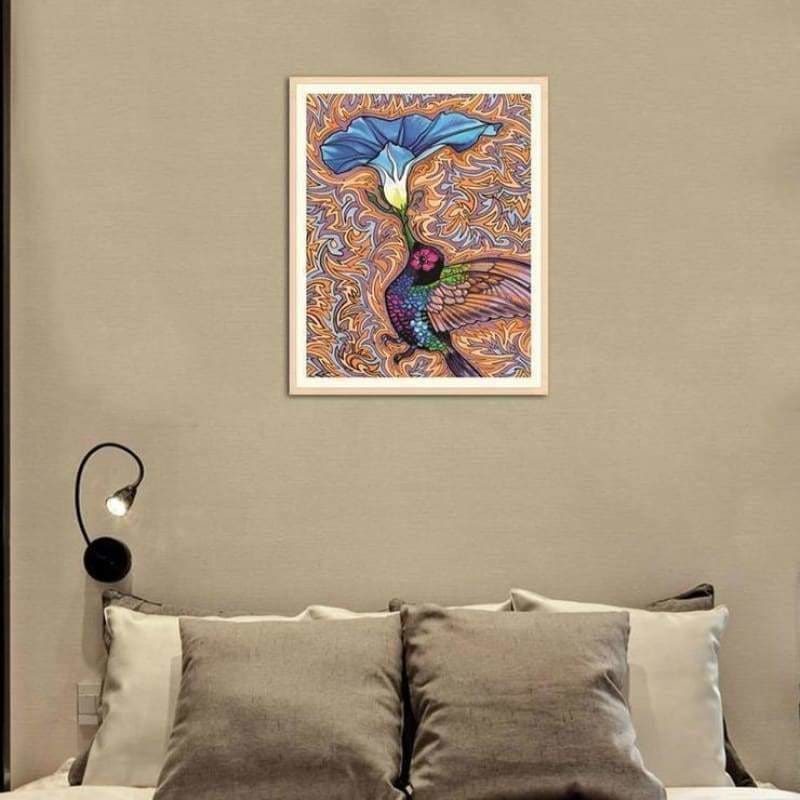 Full Drill - 5D DIY Diamond Painting Kits Artistic Bird Flower - NEEDLEWORK KITS