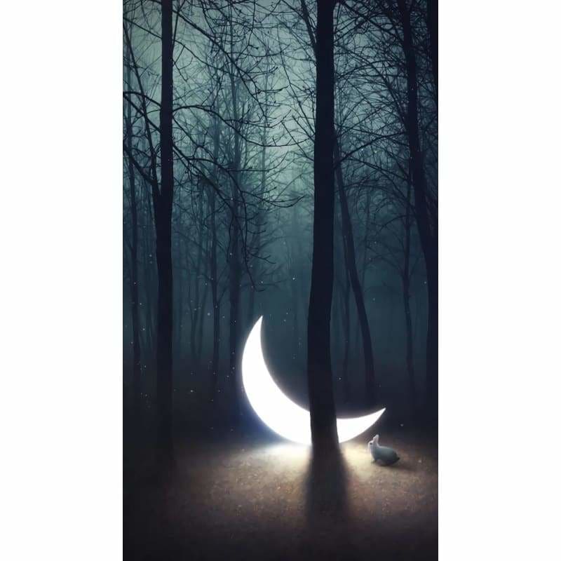 Moon Forest Full Drill - 5D DIY Diamond Painting Kits UK -