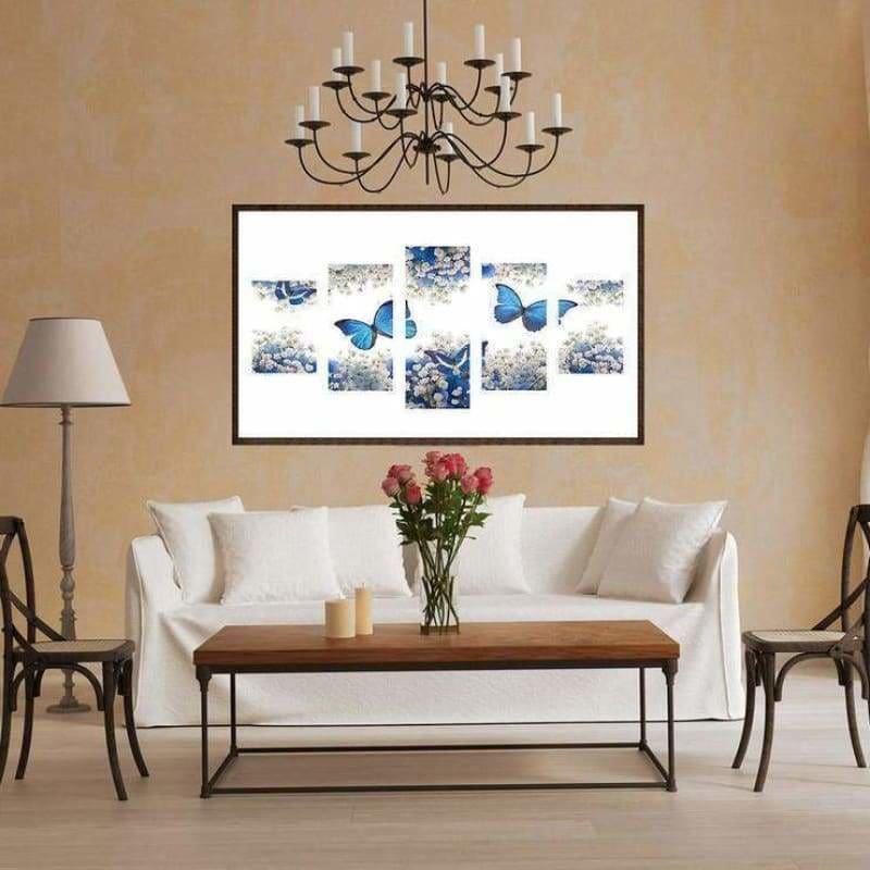 Full Drill - 5D DIY Diamond Painting Kits Multi Panel Butterfly - NEEDLEWORK KITS