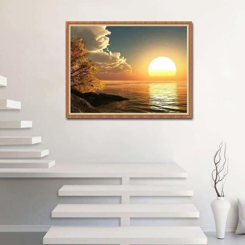 New Arrival Beautiful Sunset Diamond Painting Kits Af9720 -