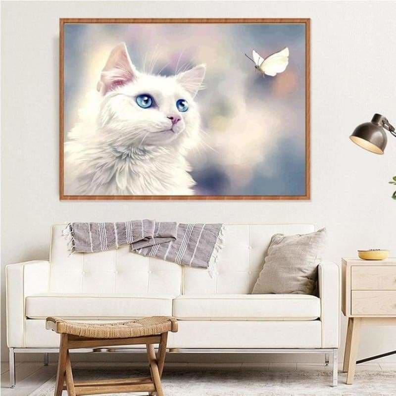 Full Drill - 5D DIY Diamond Painting Kits Cute Pet Cat - NEEDLEWORK KITS