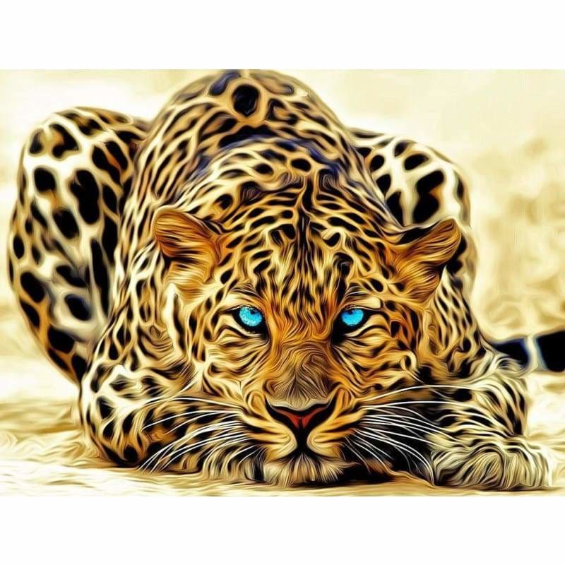 New Hot Sale Animal Portrait Leopard Full Drill - 5D Diy