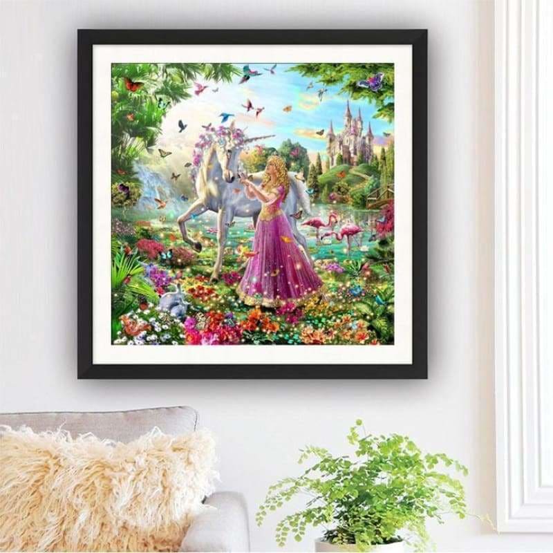 New Hot Sale Castle Unicorn Full Drill - 5D Diamond Painting