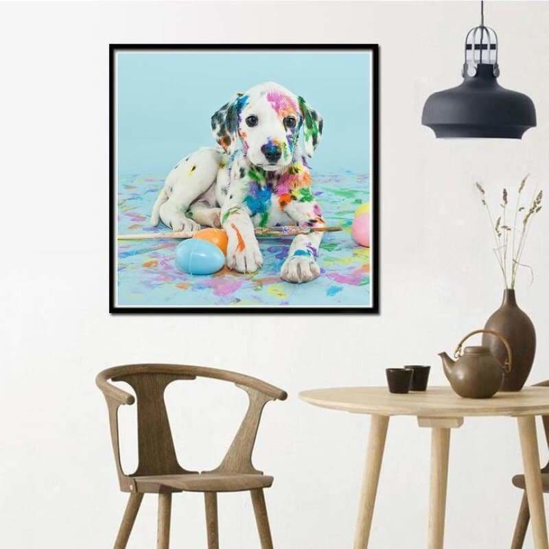 New Hot Sale Colorful Dog Wall Decor Full Drill - 5D Diy