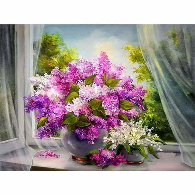 New Hot Sale Colorful Flower Full Drill - 5D Diy Diamond