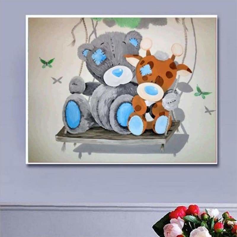 New Hot Sale Cute Bear Gift Full Drill - 5D Diy Diamond