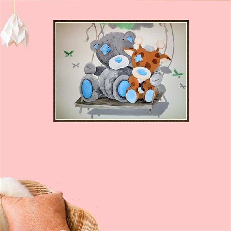 New Hot Sale Cute Bear Gift Full Drill - 5D Diy Diamond