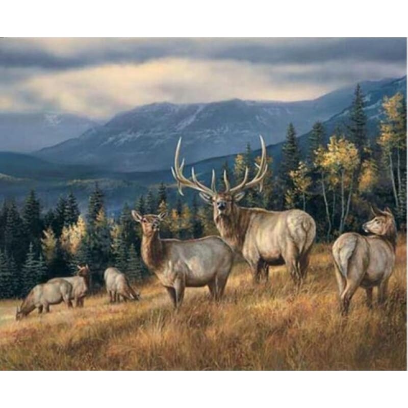 New Hot Sale Cute Deer Wall Decorate Full Drill - 5D Diy