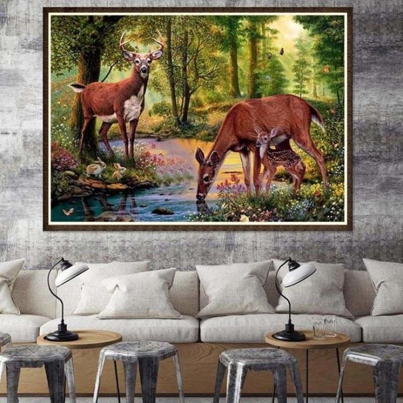 New Hot Sale Deer Pattern Full Drill - 5D Diy Diamond