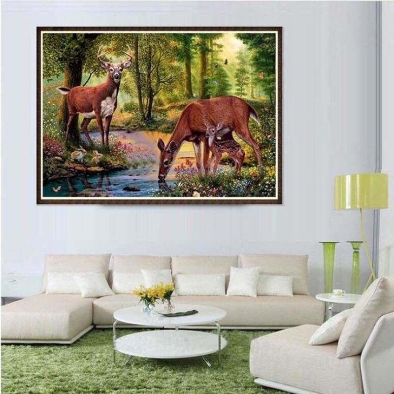New Hot Sale Deer Pattern Full Drill - 5D Diy Diamond