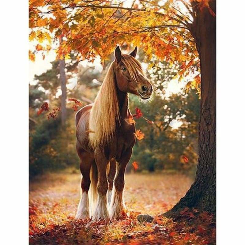 New Hot Sale Embroidery Animal Horse Full Drill - 5D Diy