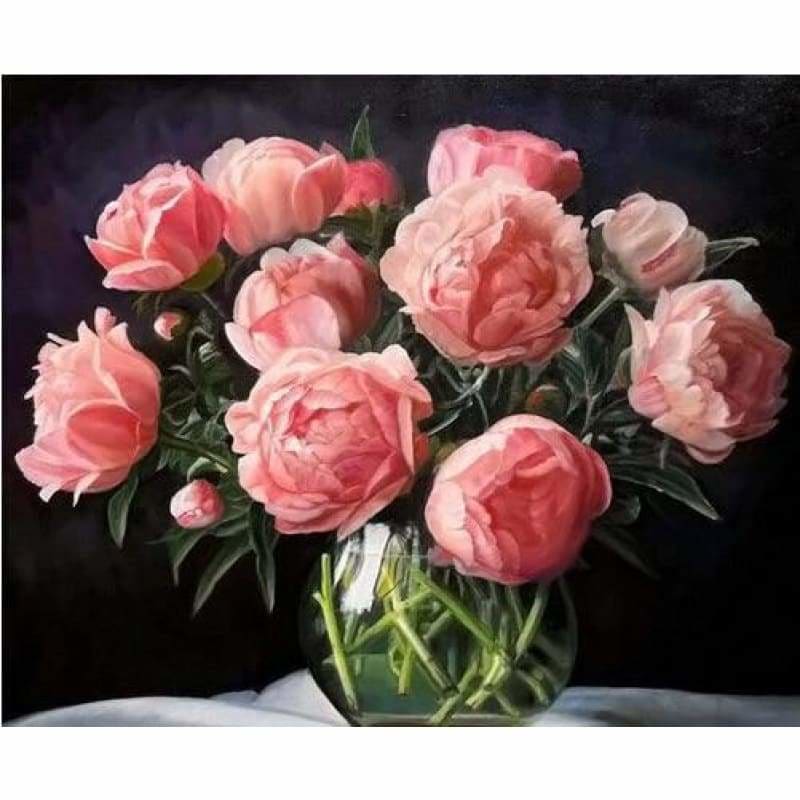 New Hot Sale Flowers Full Drill - 5D Diy Square Diamond