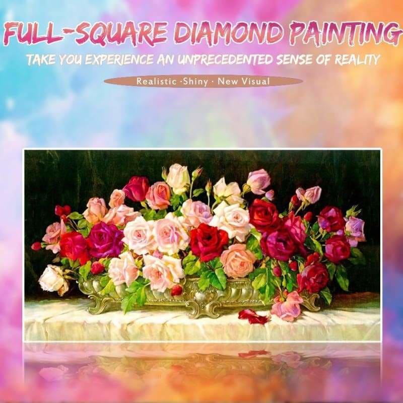 New Hot Sale Flowers Home Decor Full Drill - 5D Diy Diamond