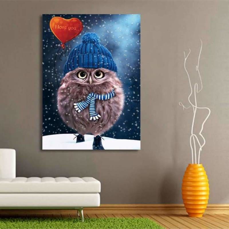 New Hot Sale Owl Needlework Full Drill - 5D Diy Diamond