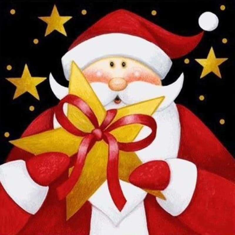 New Hot Sale Santa Claus Moon Star Full Drill - 5D Diy