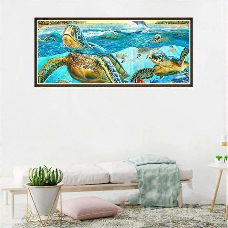 New Hot Sale Sea Turtle Pattern Diy Full Drill - 5D Crystal