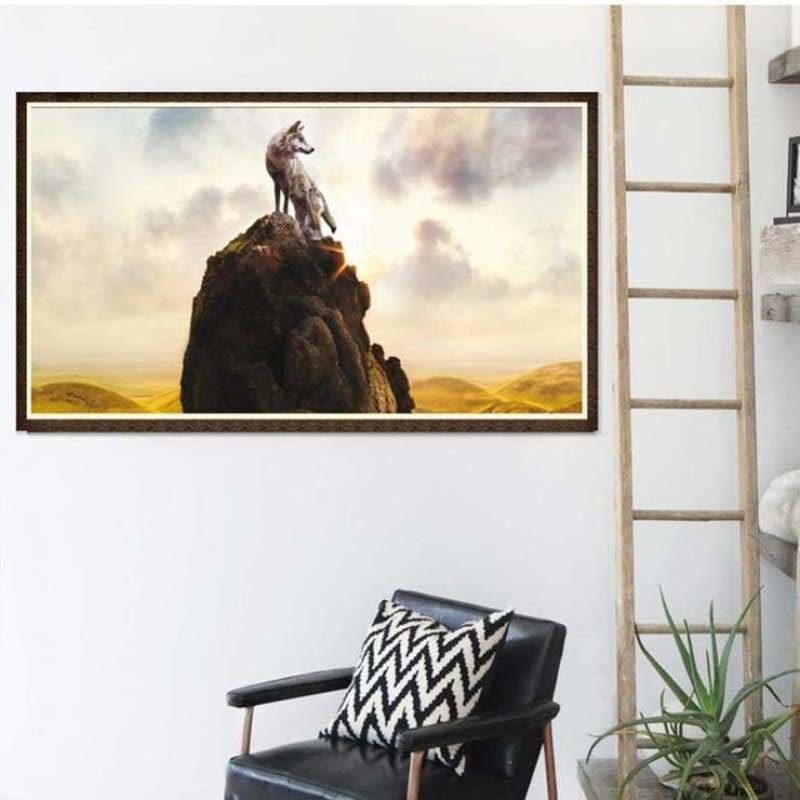 New Hot Sale Wolf Full Drill - 5D Diy Diamond Painting Kits