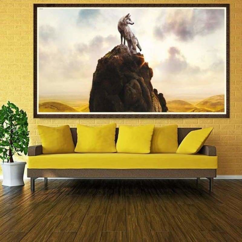 New Hot Sale Wolf Full Drill - 5D Diy Diamond Painting Kits