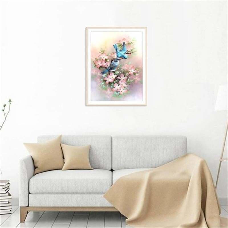 Full Drill - 5D DIY Diamond Painting Kits Artistic Bird Couple in Love - NEEDLEWORK KITS