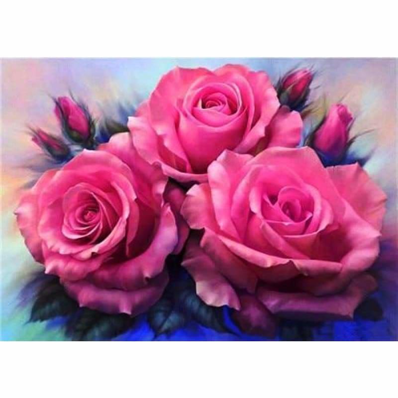 New Purple Flower Full Drill - 5D Diy Diamond Painting Kits