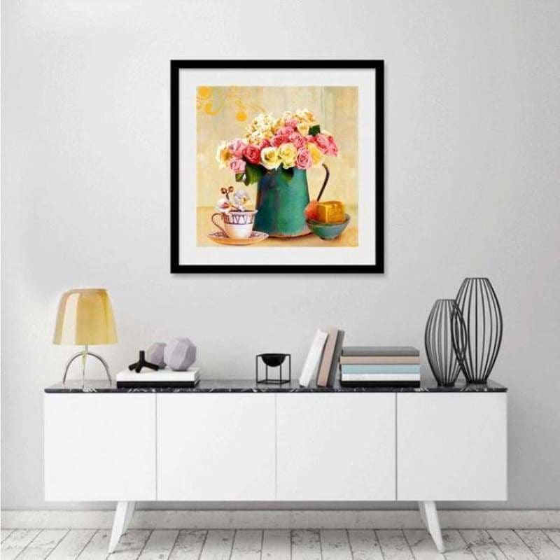 Oil Painting Style Flower Diy Full Drill - 5D Full Diamond