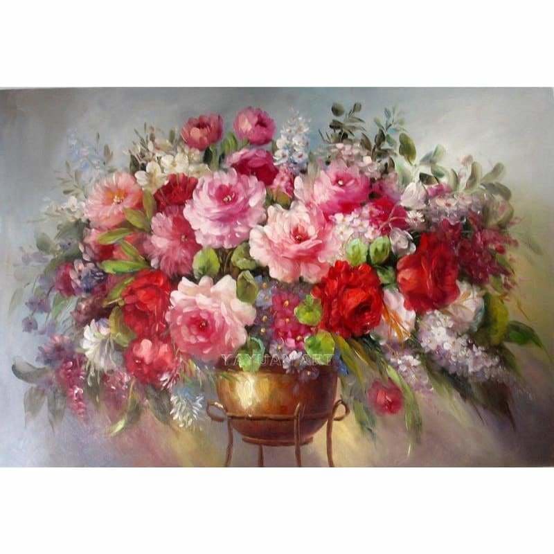 Peony Flower Full Drill - 5D Diy Diamond Painting Kits