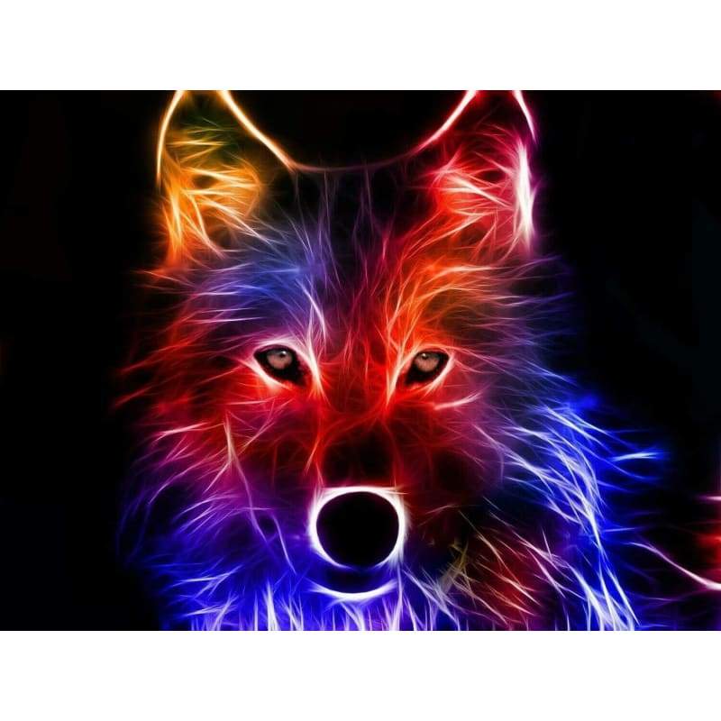 Rainbow fractal 07- Full Drill Diamond Painting - Special