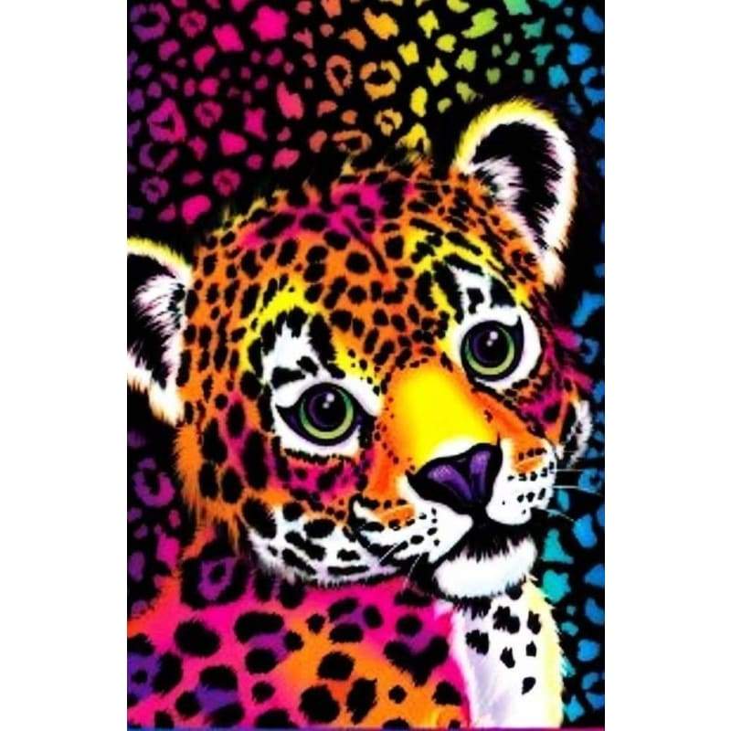 Rainbow Leopard - Full Drill Diamond Painting - Special