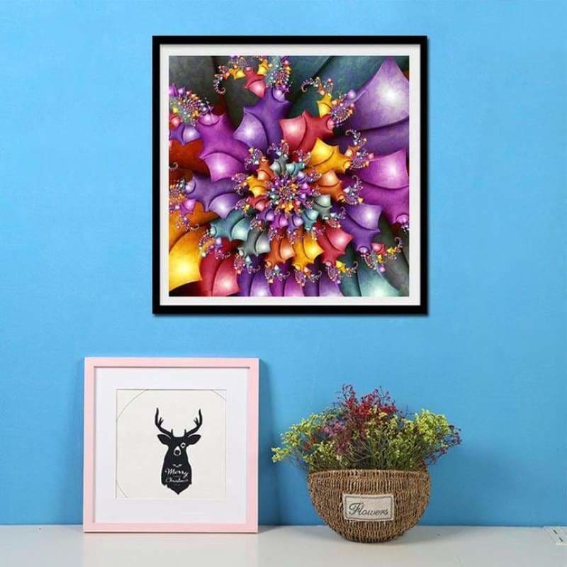 Rhinestone Art Abstract Pattern Full Drill - 5D Diy Crystal