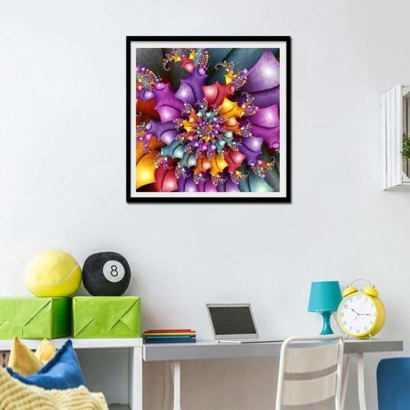 Rhinestone Art Abstract Pattern Full Drill - 5D Diy Crystal