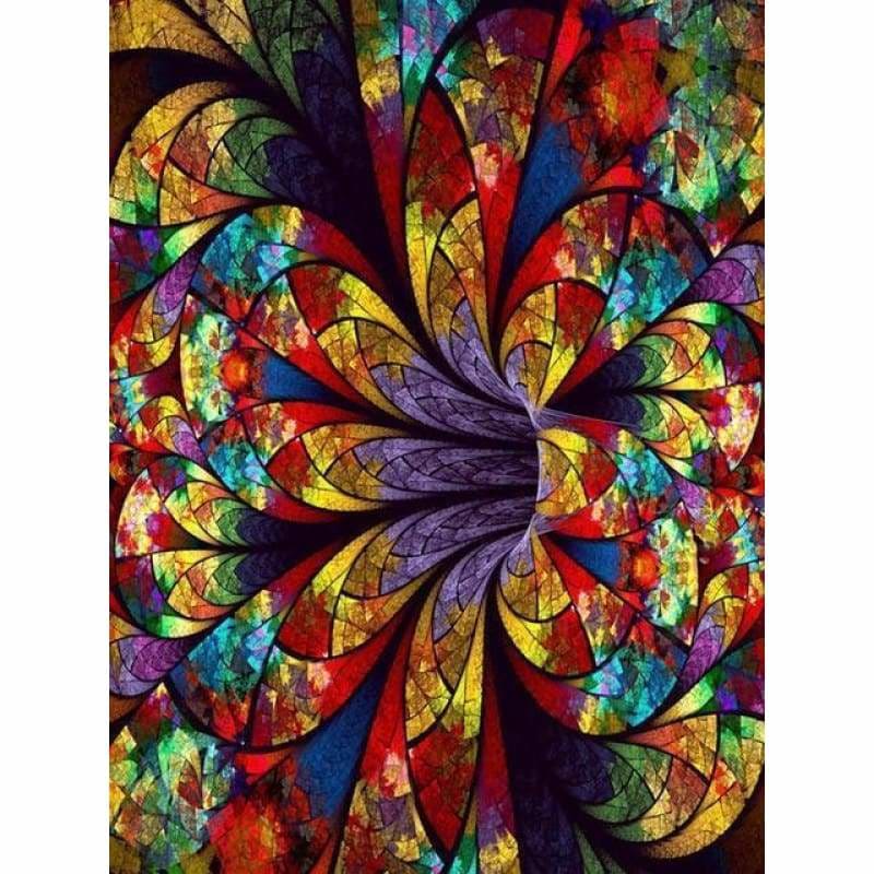 Rhinestone Art Abstract Pattern Full Drill - 5D Diy Crystal