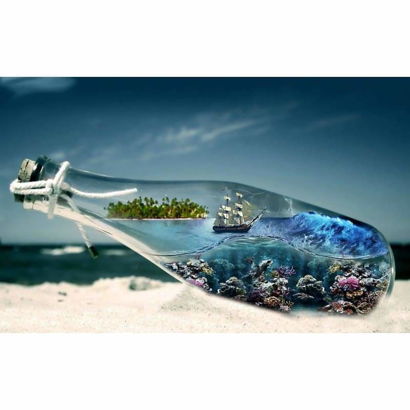 Special Bottle The Sea Fast Delivery Full Drill - 5D Diy