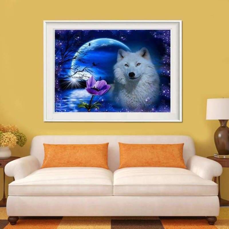 Special Dream Colorful Wolf Portrait Full Drill - 5D Diy
