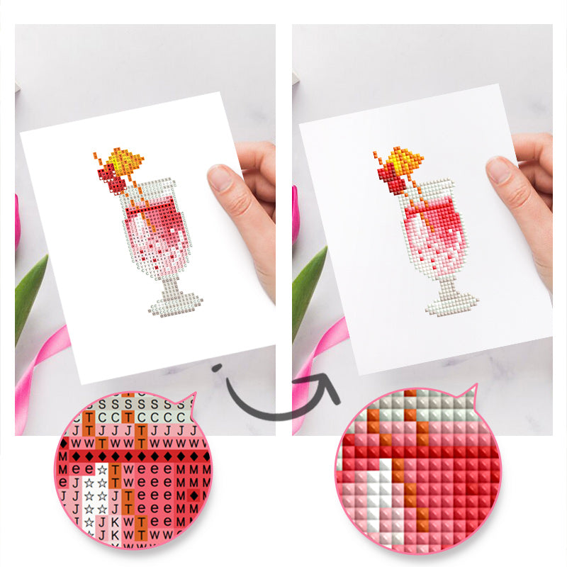 Colourful Cocktail Dreams 12 SET - Diamond Painting