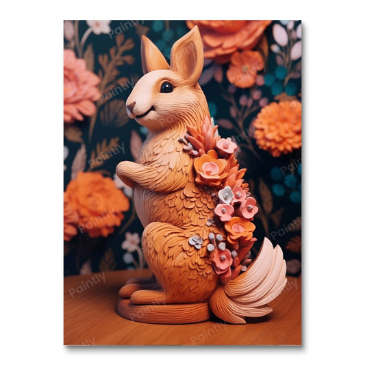 Rabbit Sculpture (Diamond Painting)