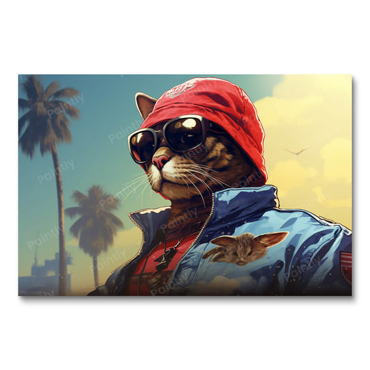 Feline Riders (Diamond Painting)
