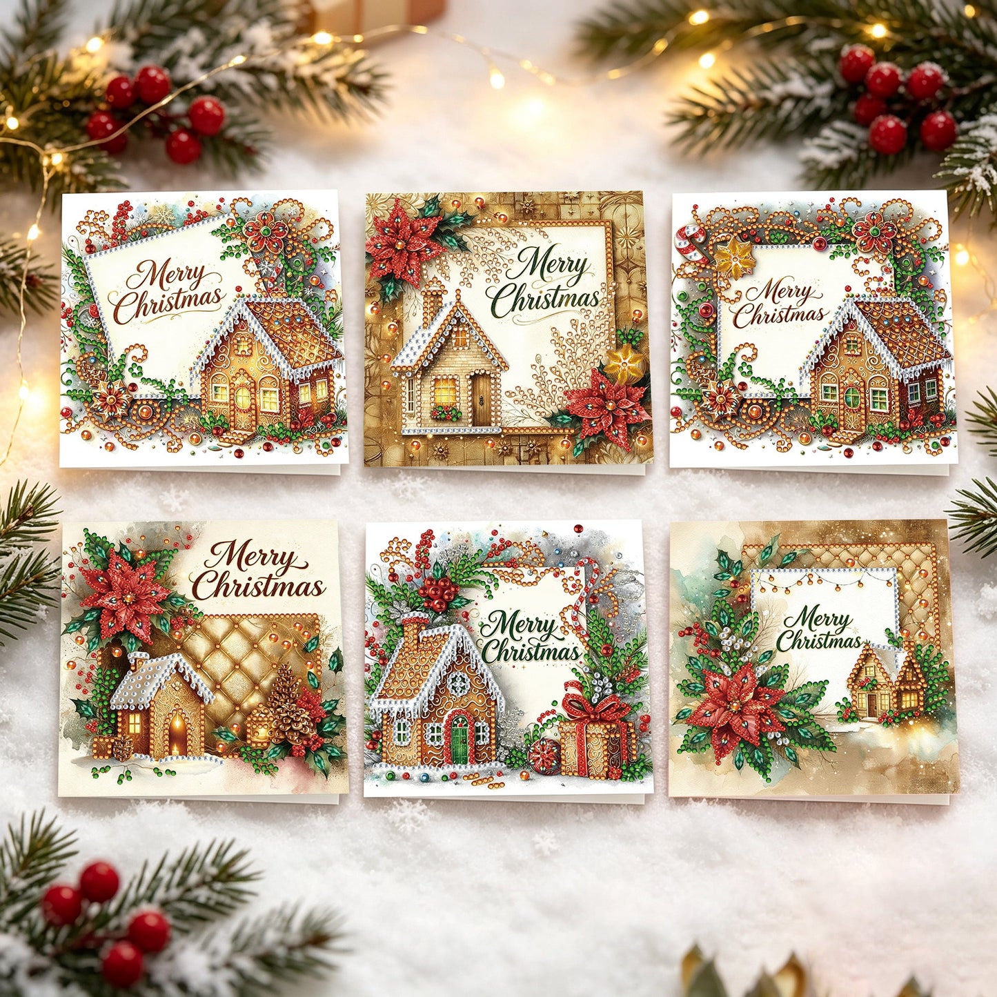 Gingerbread Wishes Christmas Cards