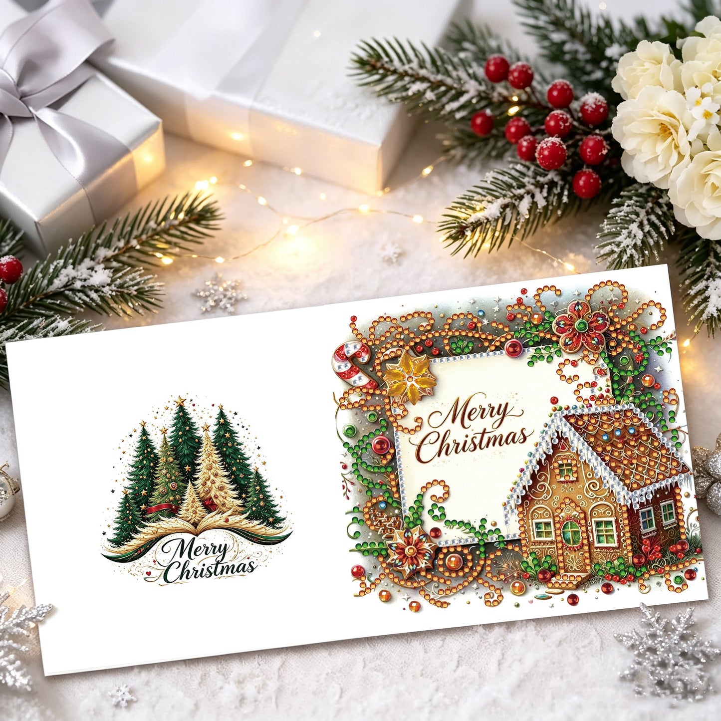 Gingerbread Wishes Christmas Cards