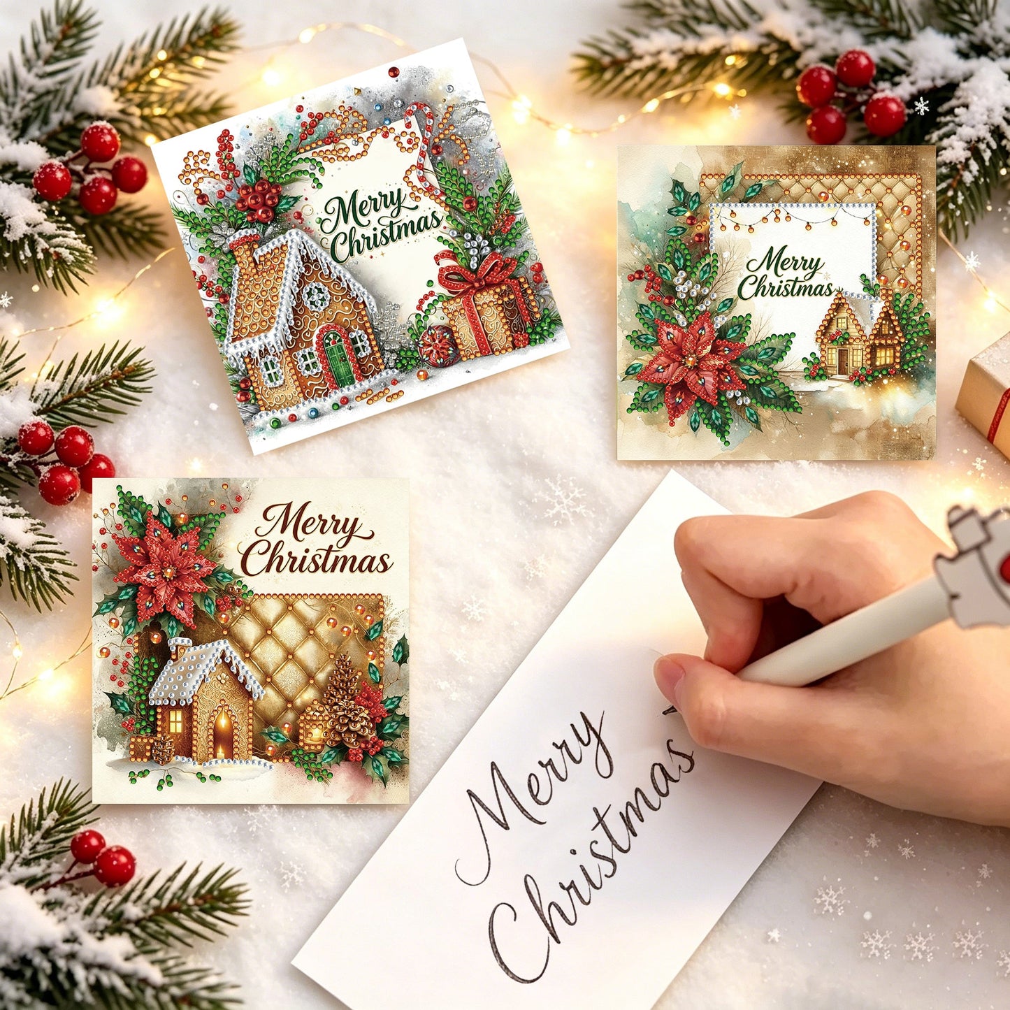 Gingerbread Wishes Christmas Cards