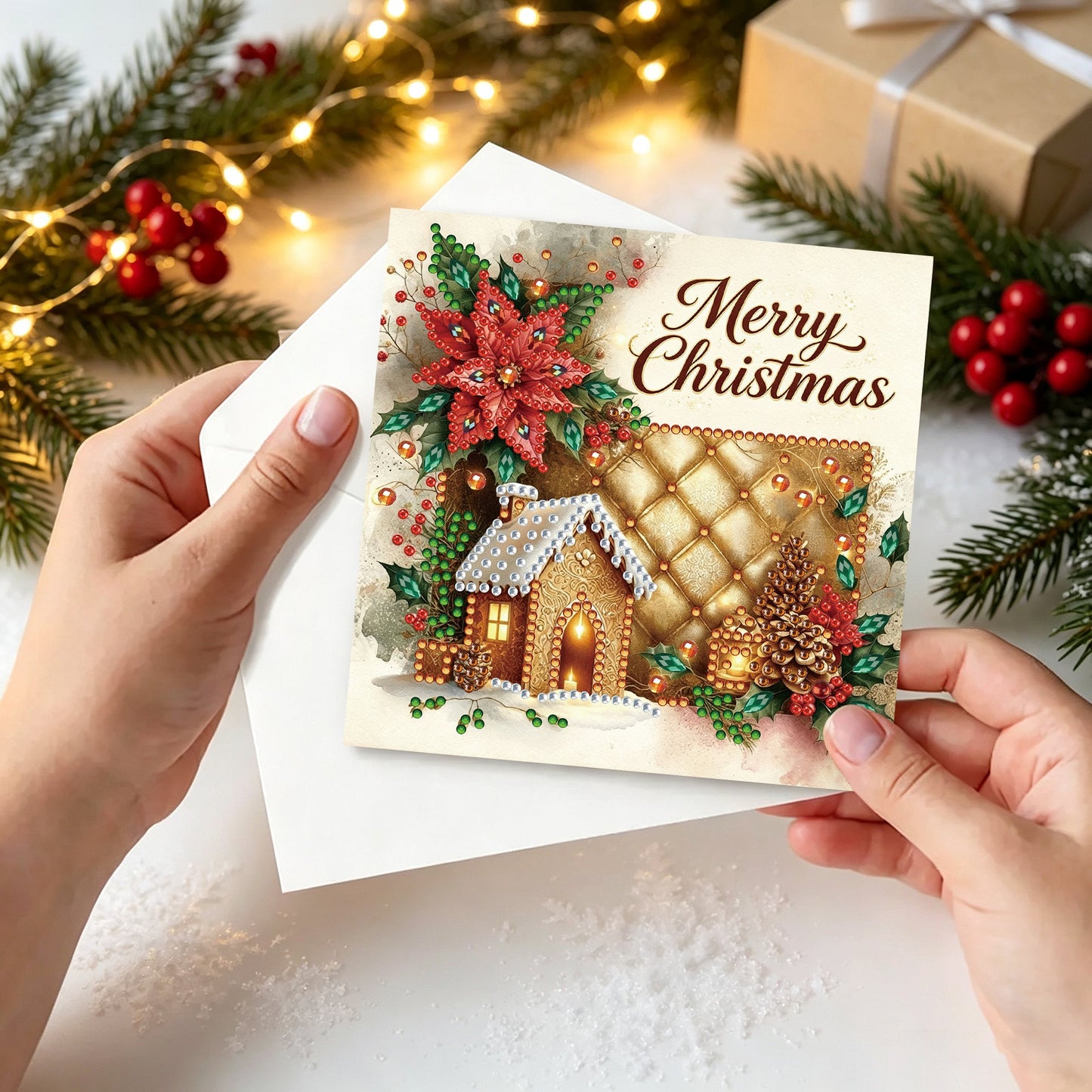 Gingerbread Wishes Christmas Cards